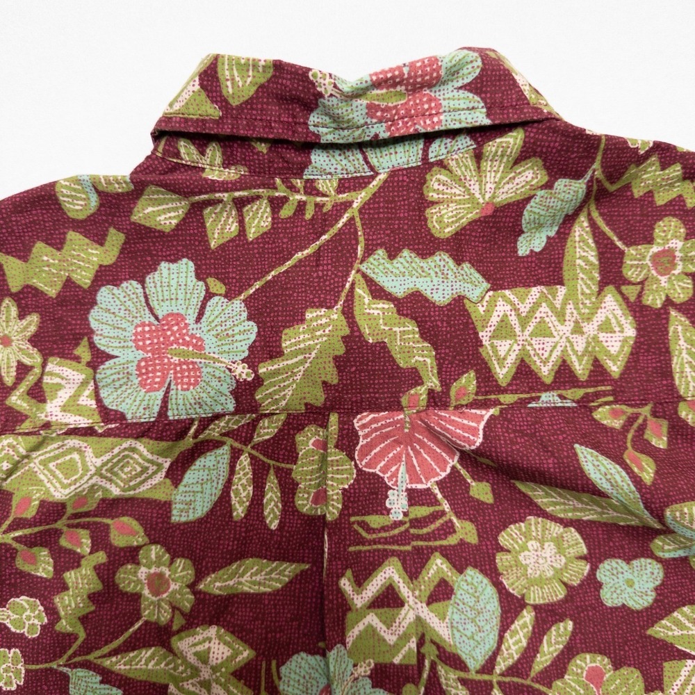 Cooke‎ Street Honolulu Hawaiian Shirt Large Cotton Aloha Tropical - Picture 7 of 8